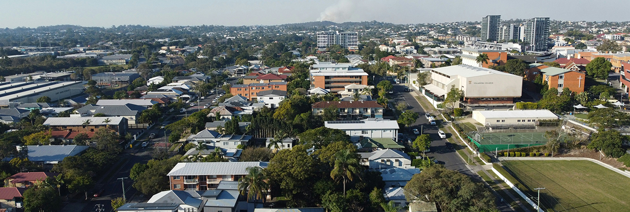Aerial Photo Of Brisbane Suburb, Where Marc Hardman & Associates’ Business Lawyers Help Seven Hills Residents